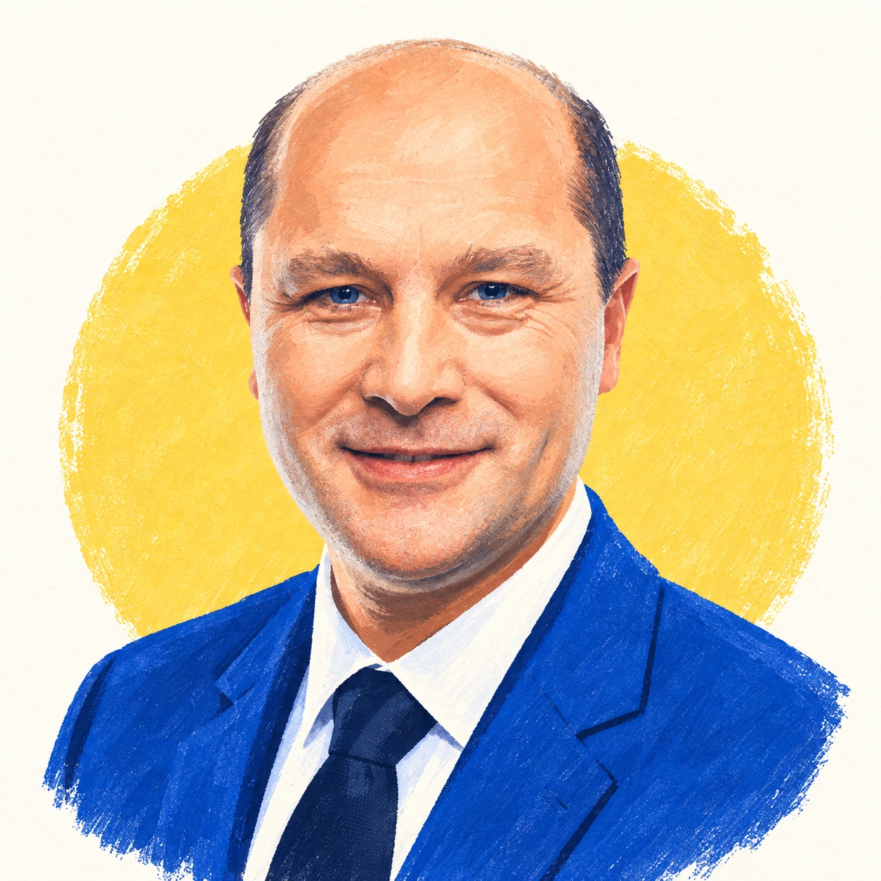 Illustration von Hannes Pressl, Bürgermeister von Ardagger